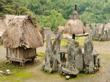 totemy kmene Ngada, Bajawa (Indonésie, Shutterstock)