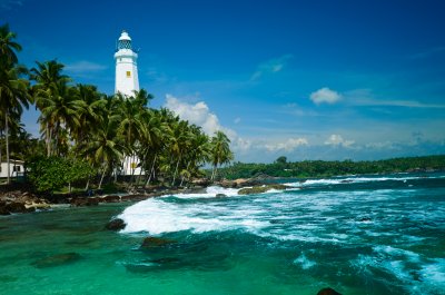 Maják na nejjižnějším mysu Dondra (Srí Lanka, Shutterstock)